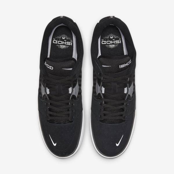 Nike SB Ishod Wair Men's Skate Shoes Black / Dark Grey / White | NK903QLP