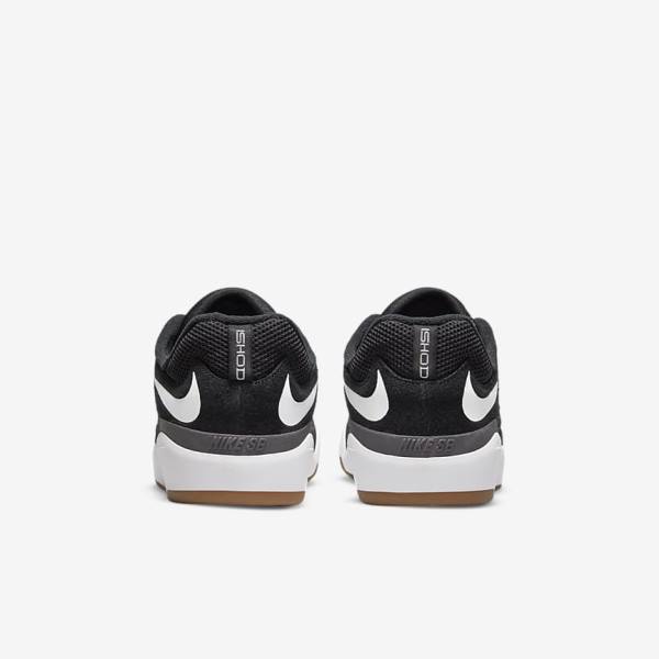 Nike SB Ishod Wair Men's Skate Shoes Black / Dark Grey / White | NK903QLP