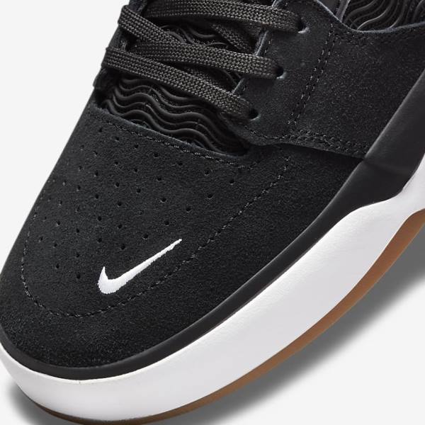 Nike SB Ishod Wair Men's Skate Shoes Black / Dark Grey / White | NK903QLP