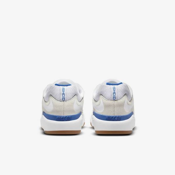 Nike SB Ishod Wair Men's Skate Shoes White / Royal / White | NK601LXE