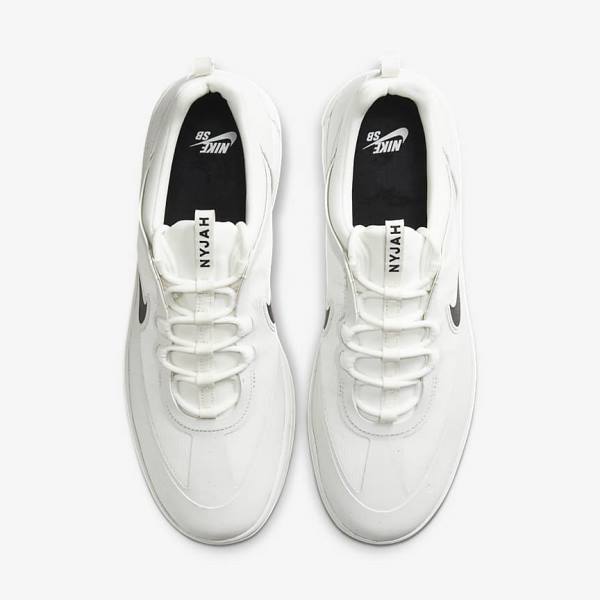 Nike SB Nyjah Free 2 Women's Skate Shoes White / Black | NK671DBK