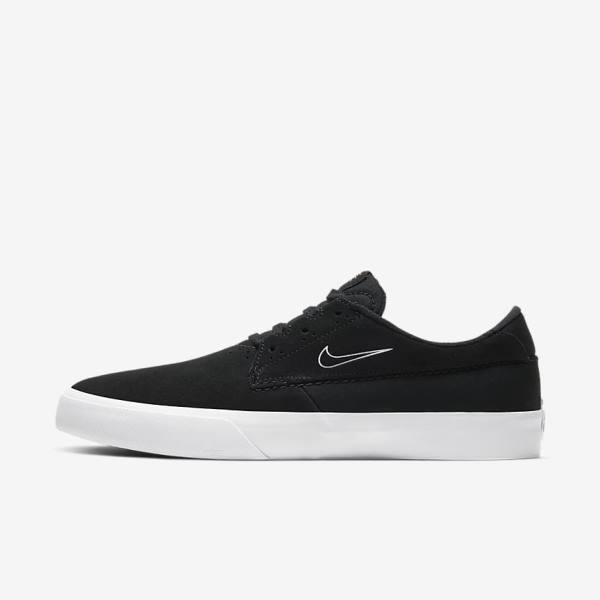 Nike SB Shane Men\'s Skate Shoes Black / White | NK629MDC