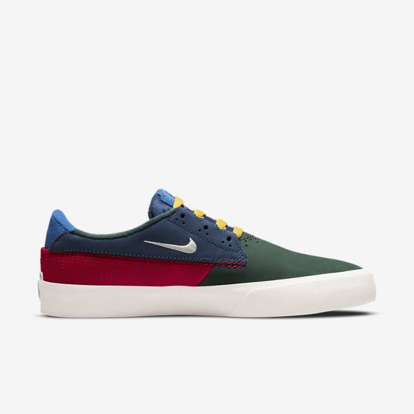 Nike SB Shane Men's Skate Shoes Green / Red / Navy | NK746QAZ