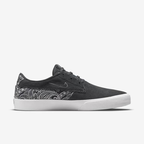 Nike SB Shane Premium Men's Skate Shoes Dark Grey / White / Black / Grey | NK947EHO