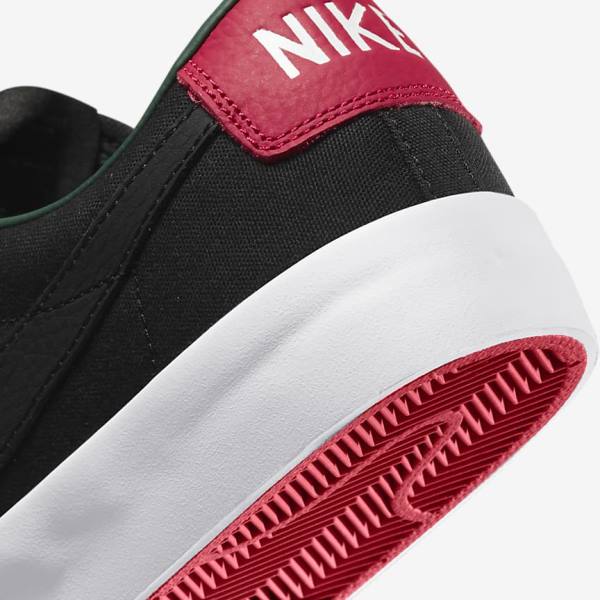 Nike SB Zoom Blazer Low Pro GT Premium Women's Skate Shoes Black / Red / Black | NK487NIX