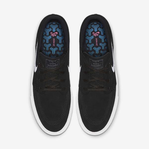 Nike SB Zoom Stefan Janoski RM Men's Skate Shoes Black / Grey / Light Brown / White | NK047HOS