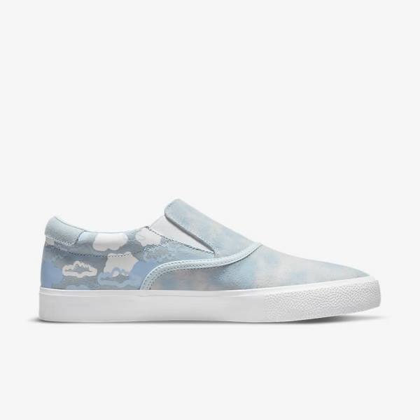 Nike SB Zoom Verona Slip x Rayssa Leal Kids' Skate Shoes Blue / White / Blue | NK189NSV