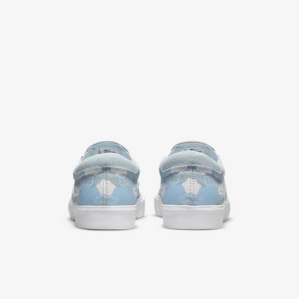 Nike SB Zoom Verona Slip x Rayssa Leal Kids' Skate Shoes Blue / White / Blue | NK189NSV