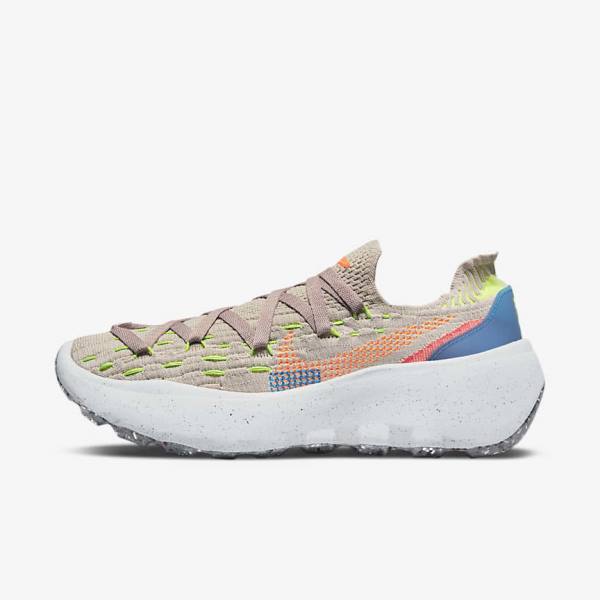 Nike Space Hippie 04 Women\'s Sneakers Grey / Blue / Light Red / Orange | NK269HSC