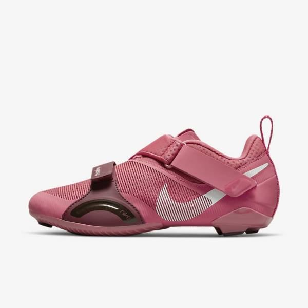 Nike SuperRep Cycle Indoor Cycling Women\'s Training Shoes Pink / Metal / Light Pink | NK809FKY