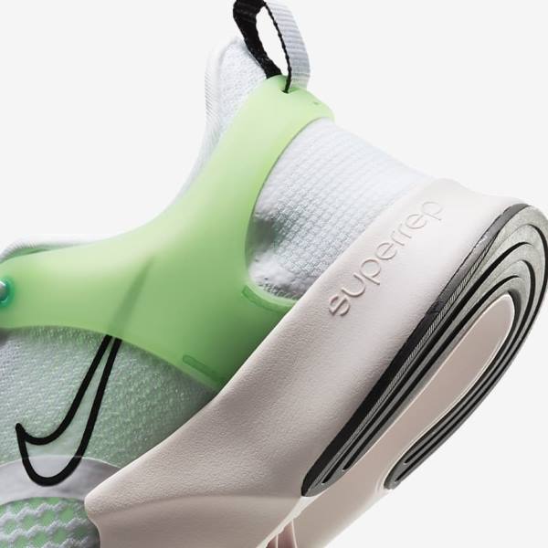 Nike SuperRep Go 2 Women's Training Shoes White / Green / Light Pink / Black | NK041LCD