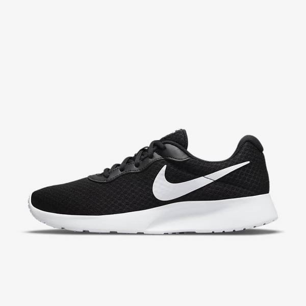 Nike Tanjun Women\'s Sneakers Black / White | NK246IYS