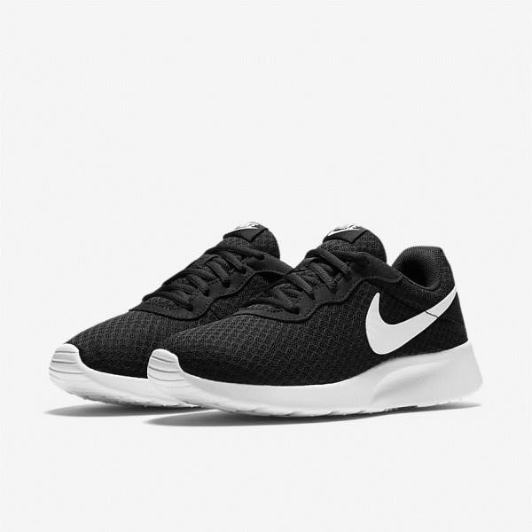 Nike Tanjun Women's Sneakers Black / White | NK935MUO