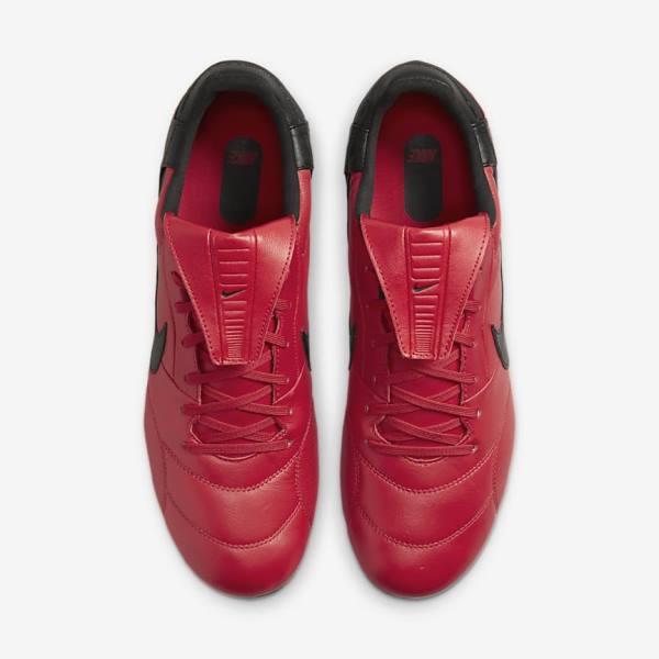 Nike The Premier 3 SG-PRO Anti-Clog Traction Soft-Ground Men's Football Shoes Red / Black | NK130BQS