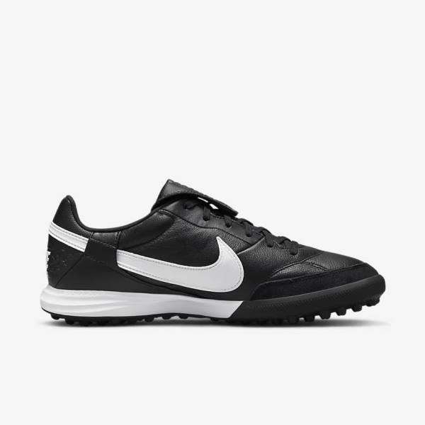 Nike The Premier 3 TF Artificial-Turf Men's Football Shoes Black / White | NK249ZTJ