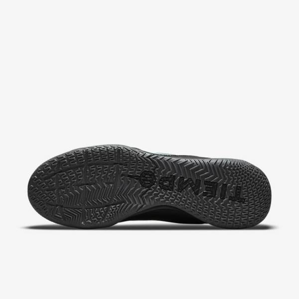 Nike Tiempo Legend 9 Academy IC Indoor-Court Women's Football Shoes Black / Grey | NK417QGU