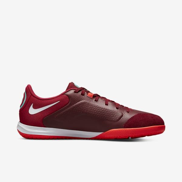 Nike Tiempo Legend 9 Academy IC Indoor-Court Men's Football Shoes Red / Light Red / White | NK456OMJ