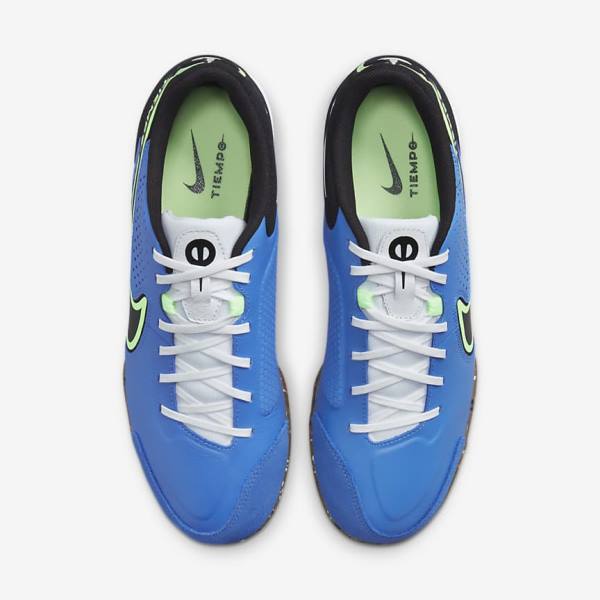 Nike Tiempo Legend 9 Academy IC Indoor-Court Men's Football Shoes Light Blue / Light Green / Brown / Black | NK820MIN