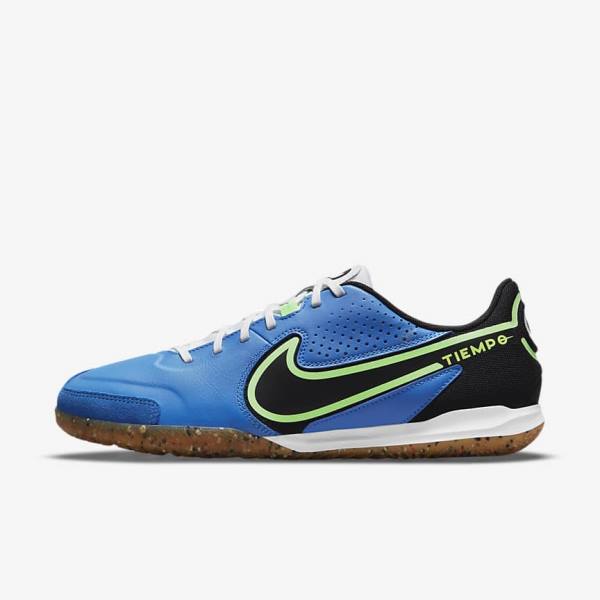 Nike Tiempo Legend 9 Academy IC Indoor-Court Men\'s Football Shoes Light Blue / Light Green / Brown / Black | NK820MIN