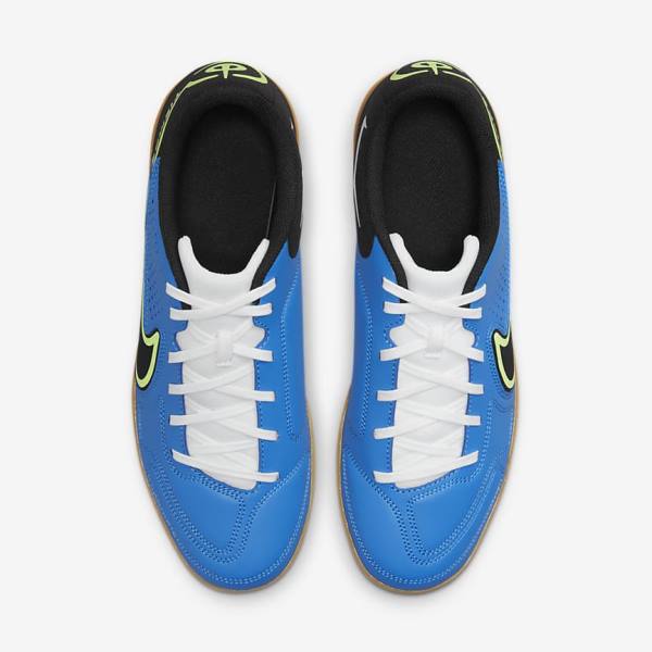 Nike Tiempo Legend 9 Club IC Indoor-Court Men's Football Shoes Light Blue / Light Green / Brown / Black | NK378HOW