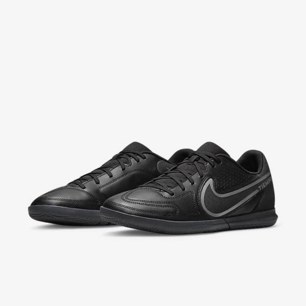 Nike Tiempo Legend 9 Club IC Indoor-Court Women's Football Shoes Black / Dark Grey | NK401IXQ