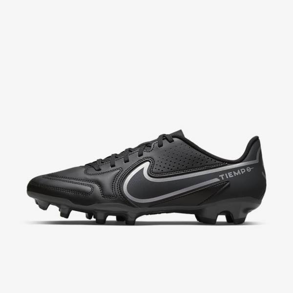 Nike Tiempo Legend 9 Club MG Multi-Ground Men\'s Football Shoes Black / Dark Grey | NK324EFV