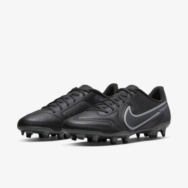 Nike Tiempo Legend 9 Club MG Multi-Ground Women's Football Shoes Black / Dark Grey | NK715BZG