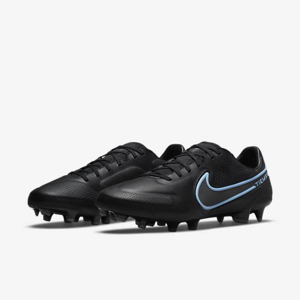 Nike Tiempo Legend 9 Pro FG Firm-Ground Women's Football Shoes Black / Grey | NK372VBT