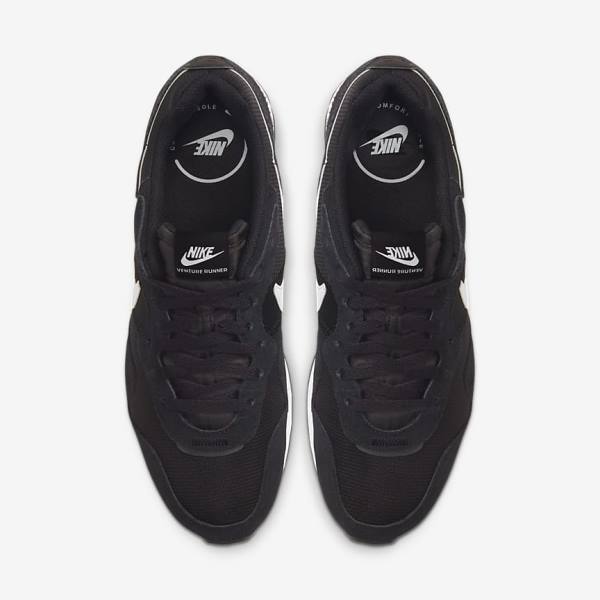 Nike Venture Runner Men's Sneakers Black / White | NK624ZMW