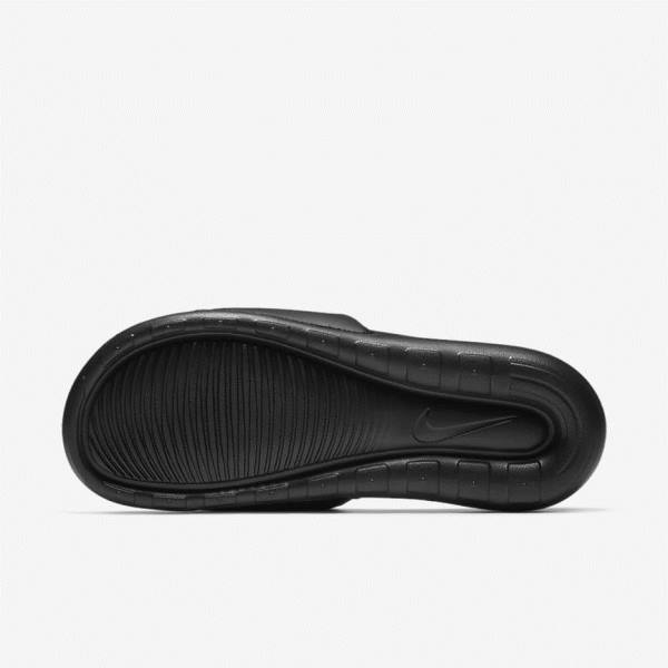 Nike Victori One Men's Slides Black / White | NK961MGD