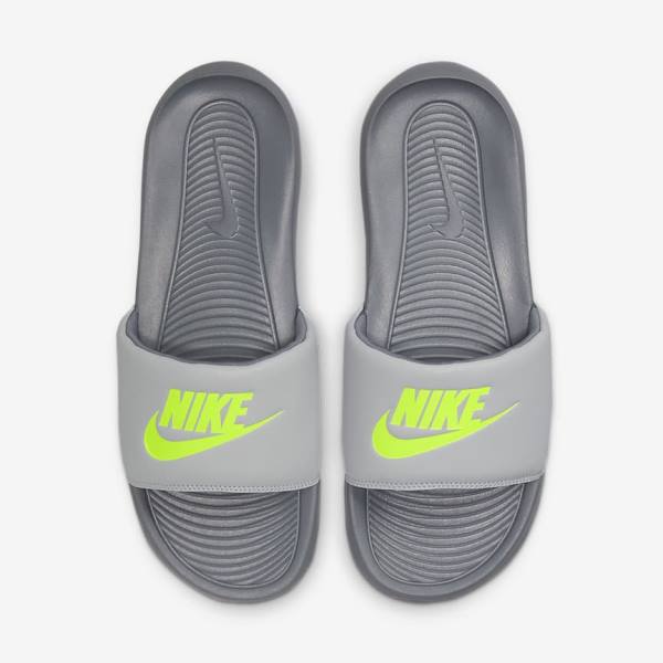 Nike Victori One Men's Slides Grey | NK785IQO