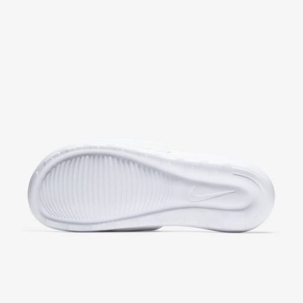 Nike Victori One Men's Slides White / Black | NK741CBF