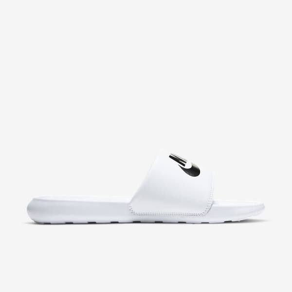 Nike Victori One Men's Slides White / Black | NK741CBF