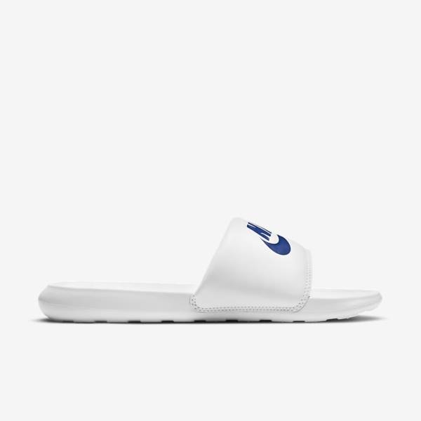 Nike Victori One Men's Slides White / Royal | NK862DZB