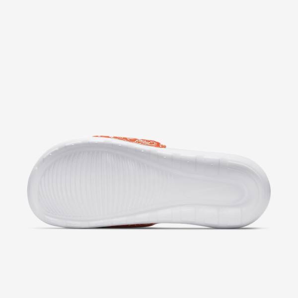 Nike Victori One Print Women's Slides Orange / White / Black | NK897EOD