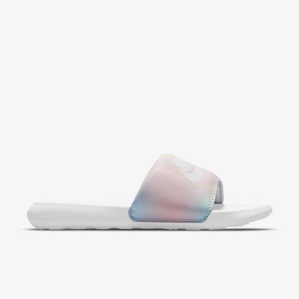 Nike Victori One Print Women's Slides Purple / White | NK071TVC