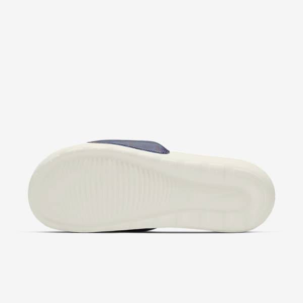 Nike Victori One Printed Men's Slides Blue / Dark Blue / Red | NK806AHL