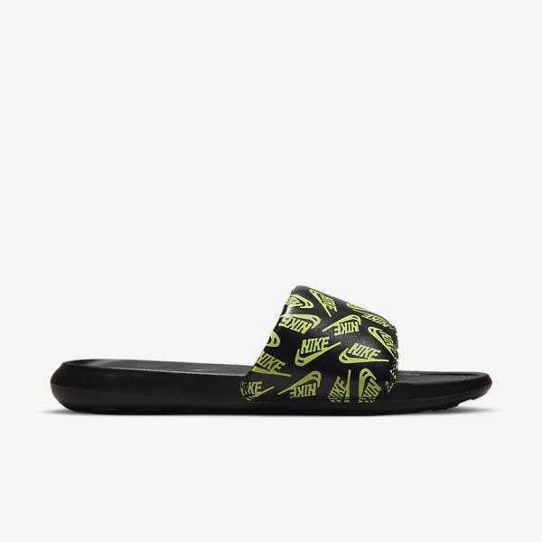 Nike Victori One Printed Men's Slides Black | NK815JXF