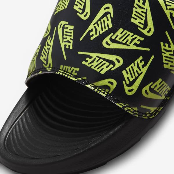 Nike Victori One Printed Men's Slides Black | NK815JXF