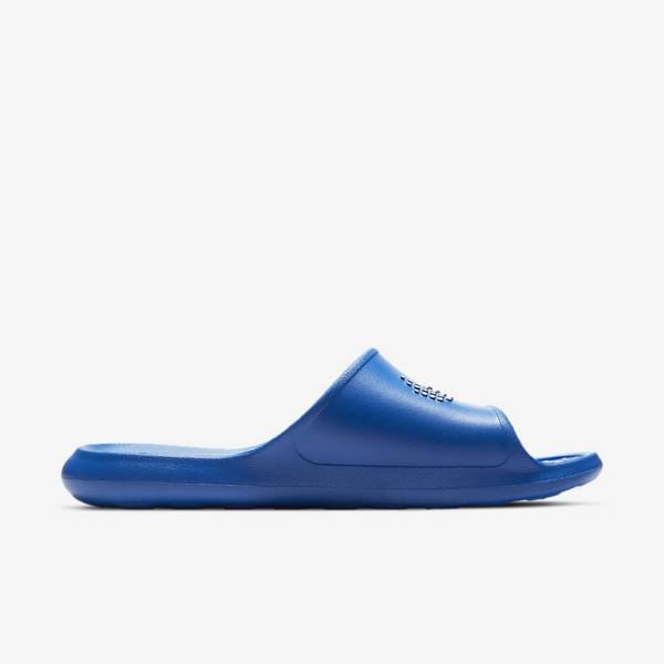 Nike Victori One Shower Men's Slides Royal / Royal / White | NK526IXA