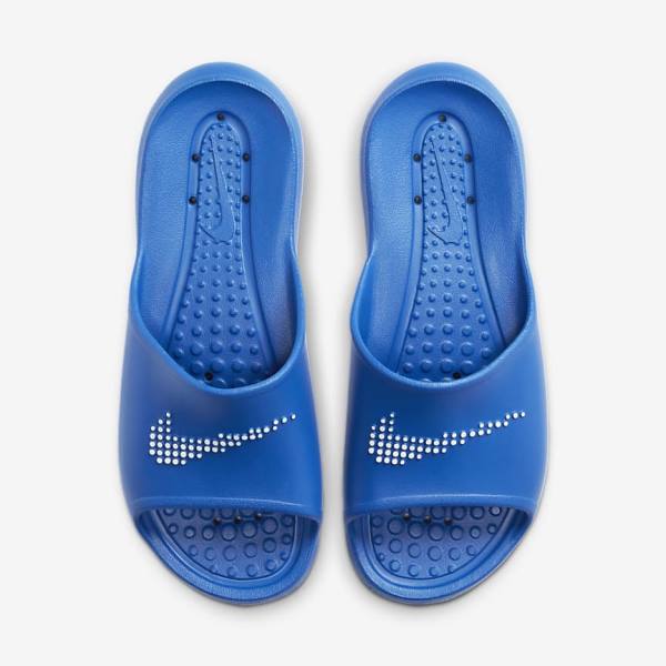 Nike Victori One Shower Men's Slides Royal / Royal / White | NK526IXA