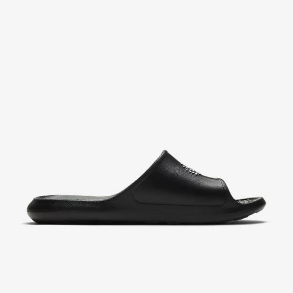 Nike Victori One Shower Women's Slides Black / White | NK893IKD