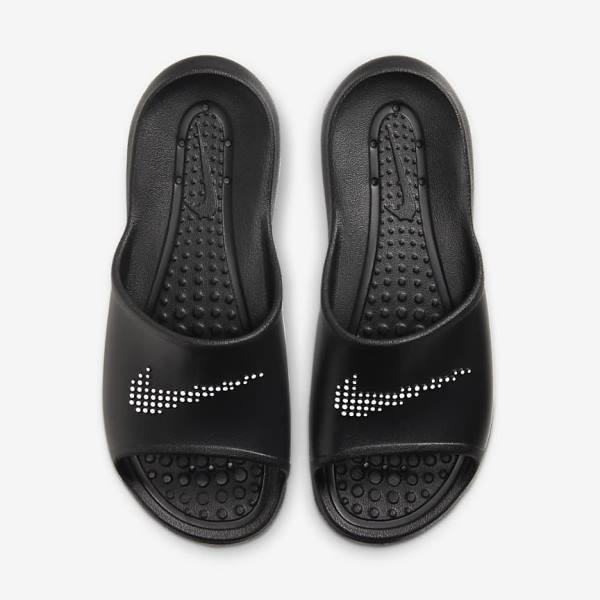 Nike Victori One Shower Women's Slides Black / White | NK893IKD