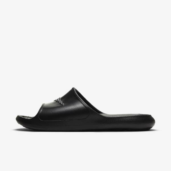 Nike Victori One Shower Women\'s Slides Black / White | NK893IKD