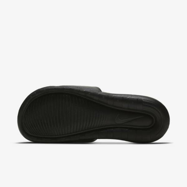 Nike Victori One Women's Slides Black / White | NK483OTK