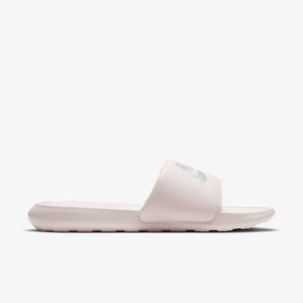 Nike Victori One Women's Slides Rose / Rose / Metal Silver | NK547BGS