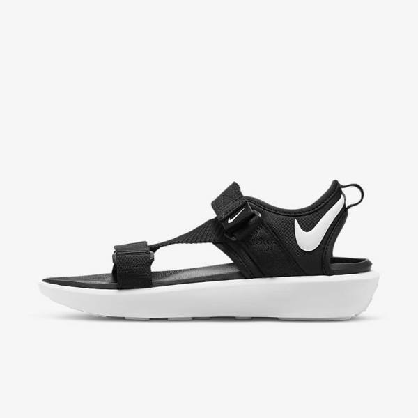 Nike Vista Women\'s Sandals Black / White | NK061KUC