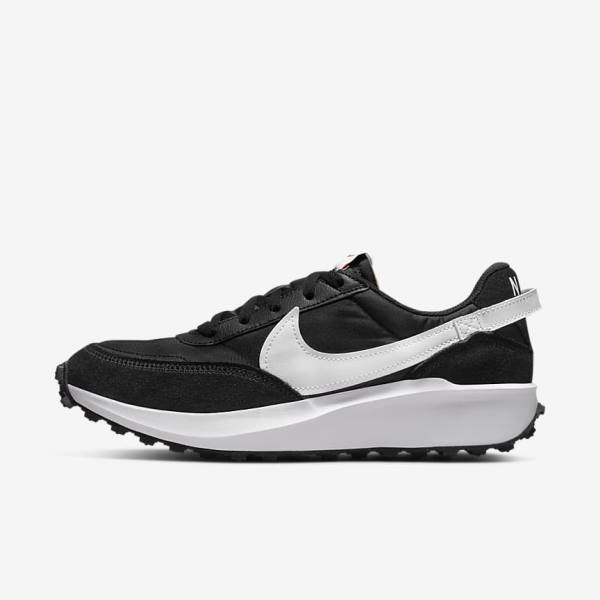 Nike Waffle Debut Women\'s Sneakers Black / Orange / White | NK038KUE