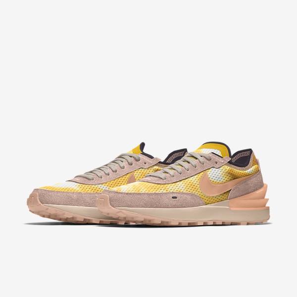 Nike Waffle One By You Custom Women's Sneakers Multicolor | NK862JVF