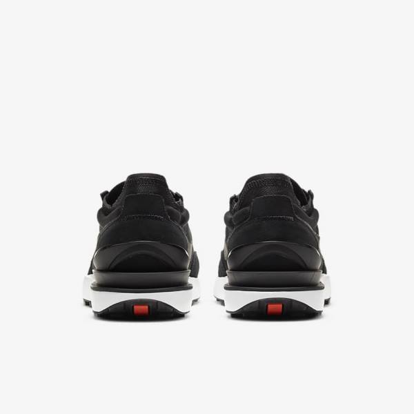 Nike Waffle One Men's Sneakers Black / White / Orange / Black | NK714OVT